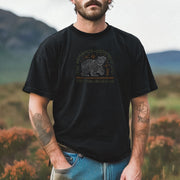 Celtic Beard Warrior - Black T-shirt