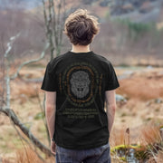 Celtic Beard Warrior - Black T-shirt