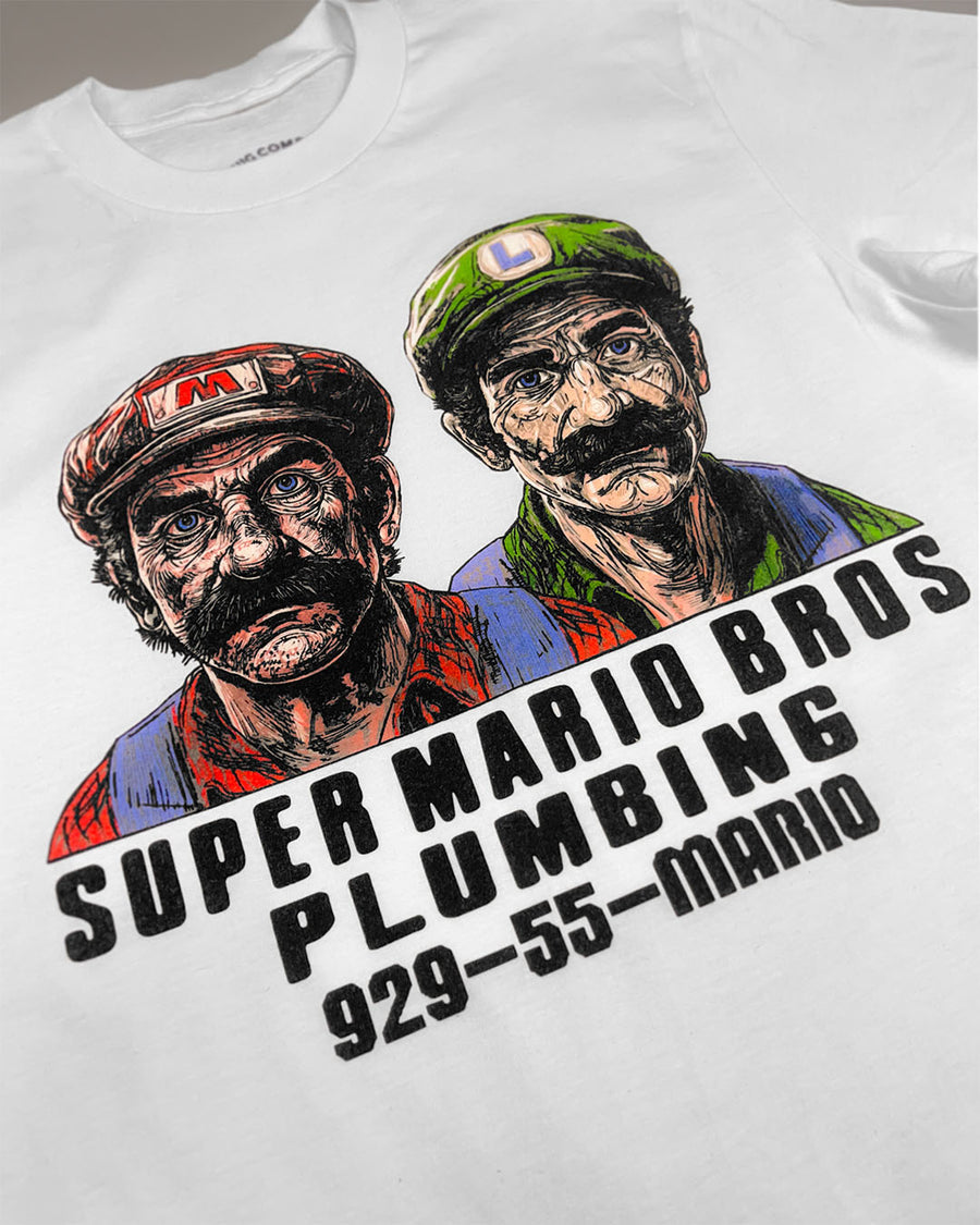 Mario Bros - White T-Shirt