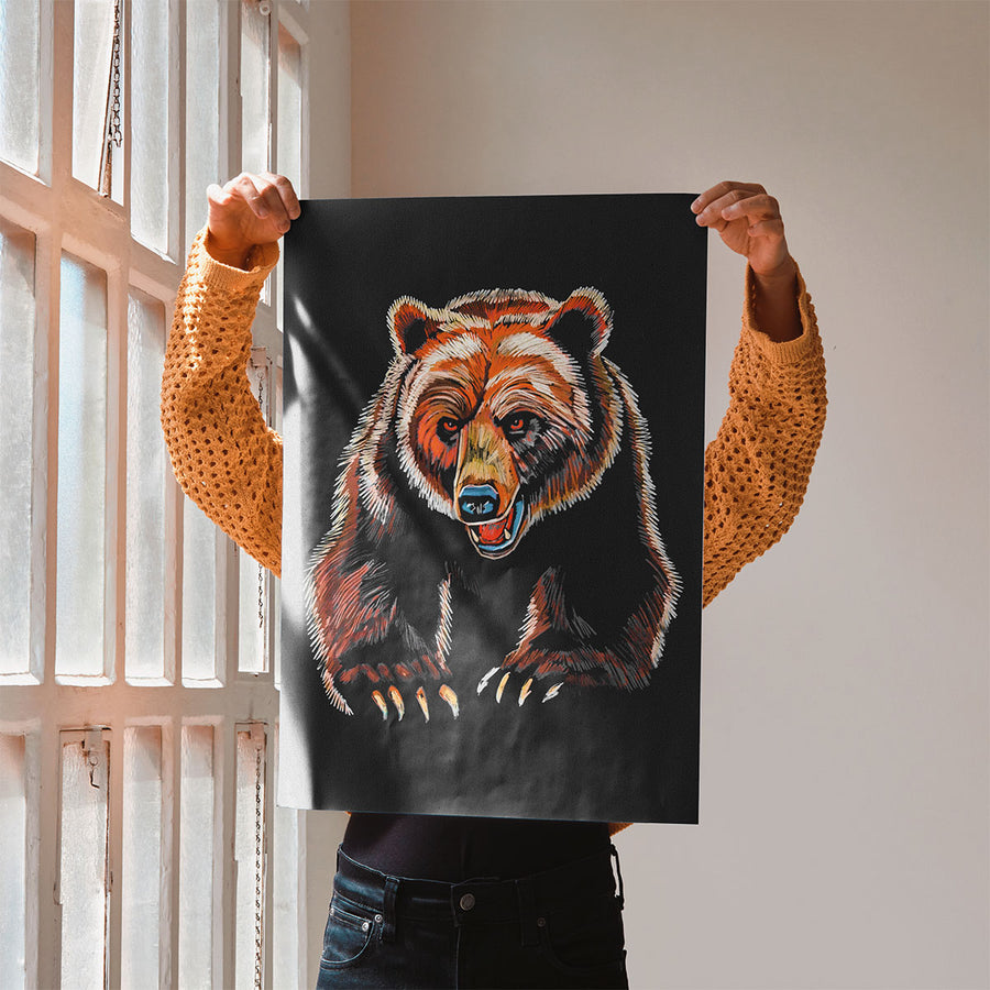 Picnic Bear Print - by Luke Dixon