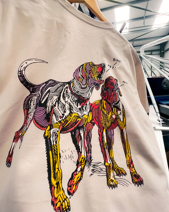 Barking Dogs - Natural T-Shirt