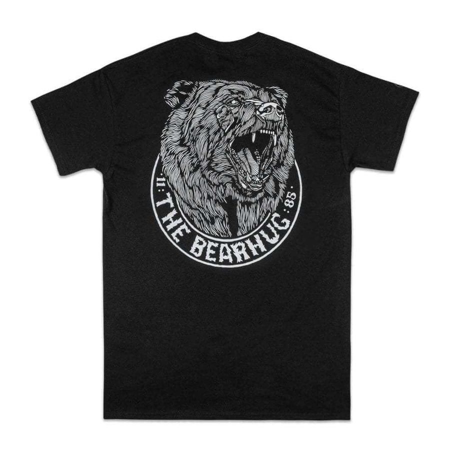 Bear No.2 - Bear Series - Back & Pocket Black T-Shirt - T-Shirt - © THE BEARHUG (CO.) LTD - The Bearhug (Company) Ltd -