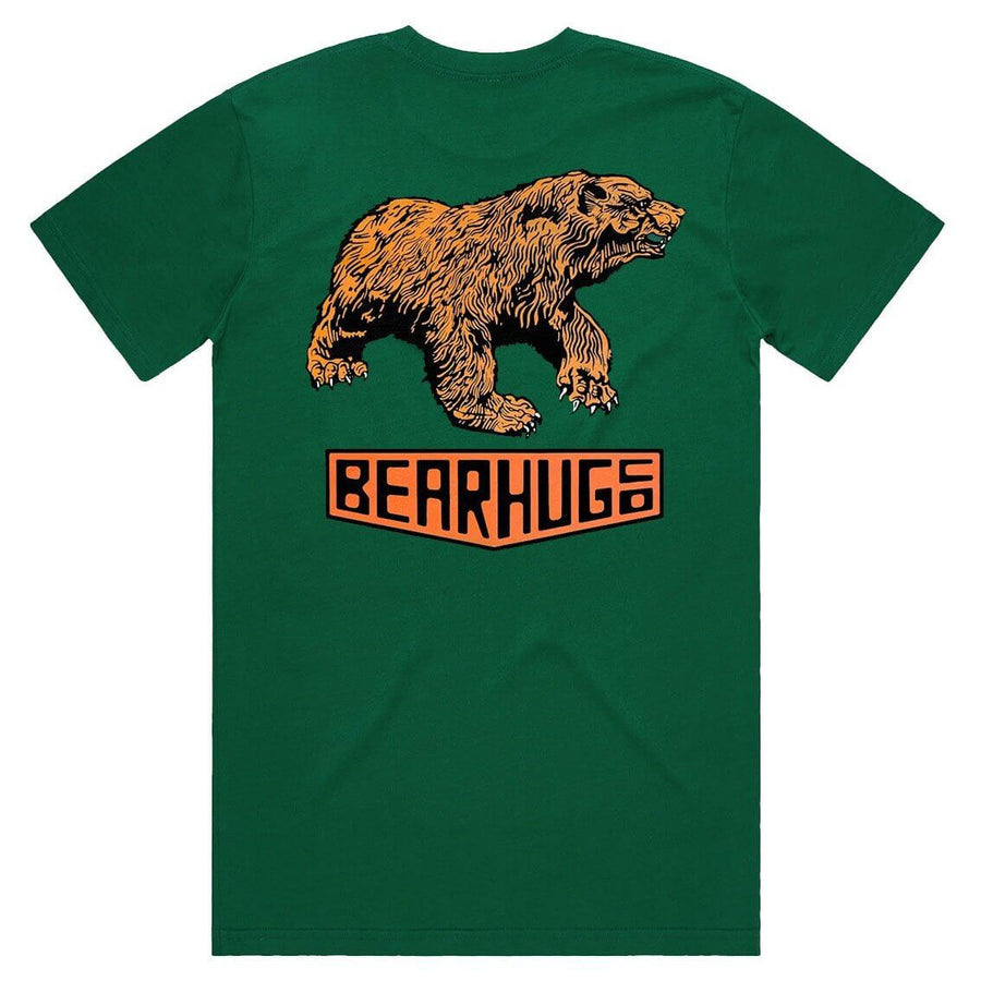 Bear Statue - Green T-Shirt - T-Shirt - © THE BEARHUG (CO.) LTD - The Bearhug (Company) Ltd -