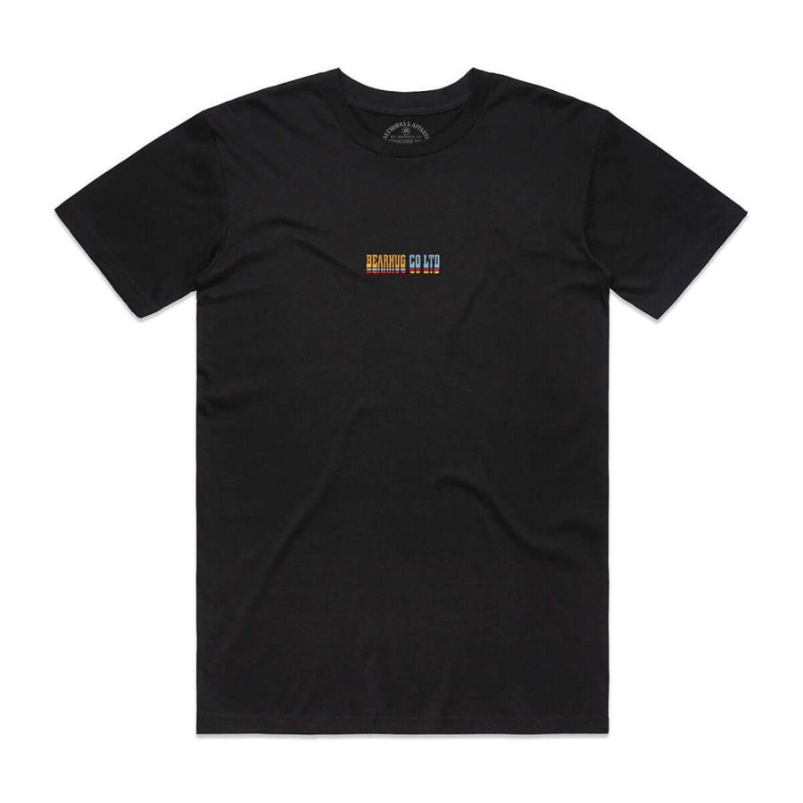 Colour Block - Embroidered - Black T-Shirt - T-Shirt - Logo - Embroidered - © THE BEARHUG (CO.) LTD - The Bearhug (Company) Ltd -