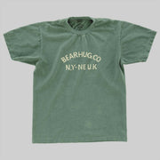 Eagles Landing: Heavy Vintage Wash - Charcoal & Green T-Shirt - Apparel & Accessories - The Bearhug Co. Ltd © - The Bearhug (Company) Ltd - Eagles Landing: Heavy Vintage Wash - Charcoal & Green T-Shirt