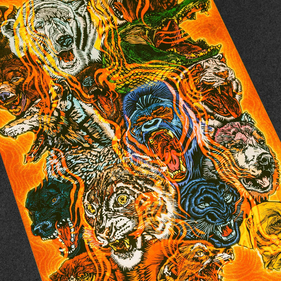 Laughing Animals Print - by Luke Dixon - Print - Artwork - Luke Dixon - Bearhug Co. - The Bearhug (Company) Ltd - Laughing Animals Print - by Luke Dixon