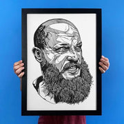 Ragnar Print - by Luke Dixon - Print - Artwork - Luke Dixon - The Bearhug (Company) Ltd -