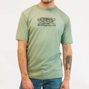 Snake Shoes: Heavy Vintage Wash - Green T-Shirt - Apparel & Accessories - The Bearhug Co. Ltd © - The Bearhug (Company) Ltd - Snake Shoes: Heavy Vintage Wash - Green T-Shirt