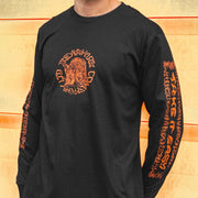 Take it Easy: Long Sleeve - Black T-Shirt - Apparel & Accessories - The Bearhug Co. Ltd © - The Bearhug (Company) Ltd - Take it Easy: Long Sleeve - Black T-Shirt
