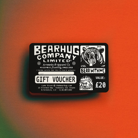The Bearhug (Co.) Ltd - Gift Card - Gift Cards - The Bearhug (Company) Ltd - The Bearhug (Company) Ltd -