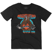 Weightlifting Bear - Black T-Shirt - T-Shirt - THE BEARHUG (CO.) LTD - The Bearhug (Company) Ltd -